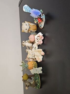 Ceramic Animal Figurine Home Wall Decor - Multicolor